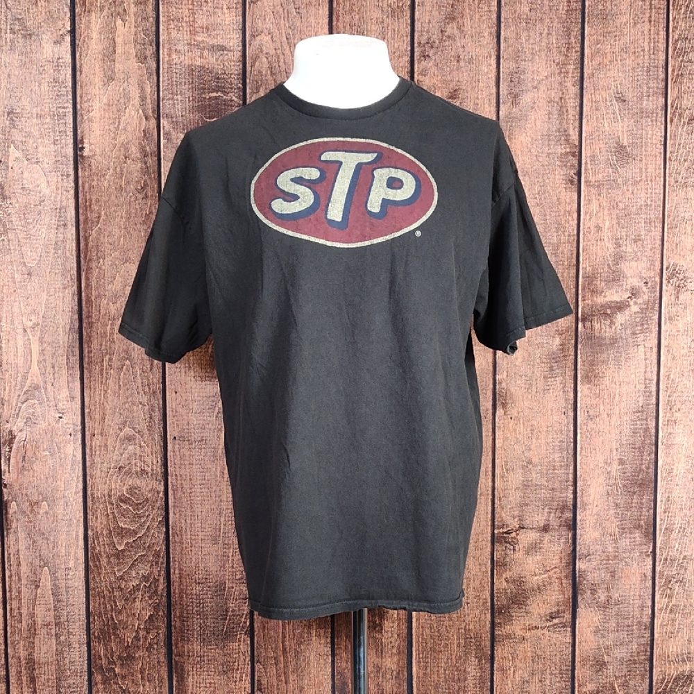 Vtg Hybrid STP Oil T Shirt Mens Short Sleeve
